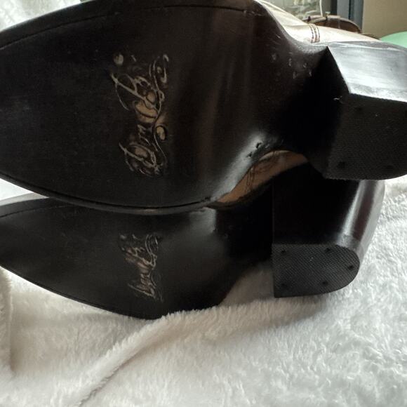 Dan Post Loverfly Tall Western Boot White Womens Size 7 M DP 4377 NWOT NEW - Picture 10 of 10